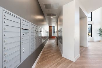 Hallway with lockers